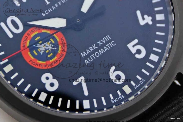 MIROTIME 0407 Mark XVIII ‘TOPGUN SFTI’ Ceramic M+F Best Edition Black Dial on Black Nylon Strap A MultiPurpose 7047